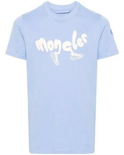 Moncler T-Shirts & Tops - Blue