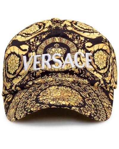 Versace Baroque Baseball Hat - Metallic