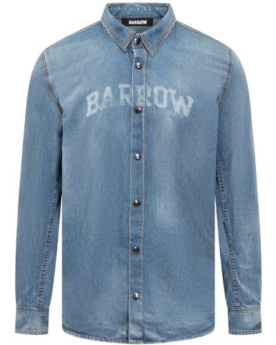 Barrow Denim Shirt - Blue
