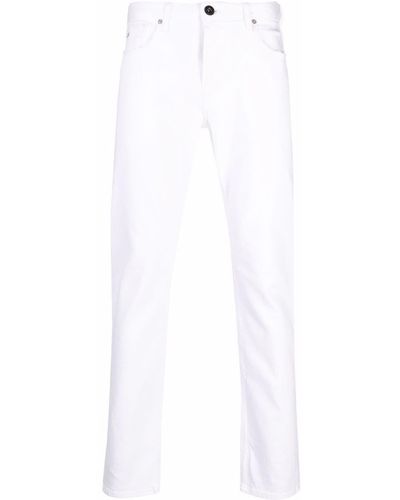 Emporio Armani Skinny-fit Pants - White