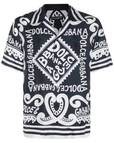 Dolce & Gabbana And Silk Shirt - Black
