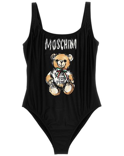 Moschino Teddy Bear Beachwear - Black