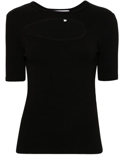 REMAIN Birger Christensen Remain Jersey Short Sleeve T-shirt - Black
