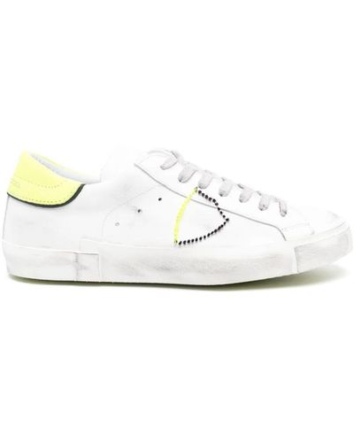 Philippe Model Prsx Low Sneakers Shoes - White