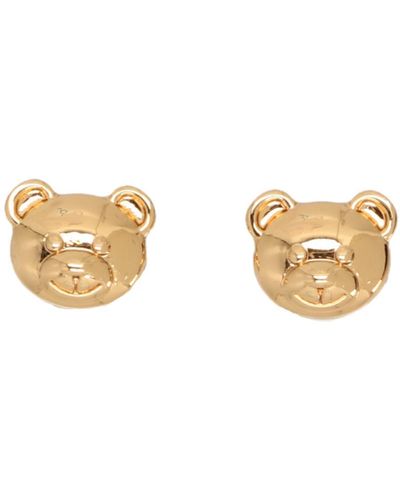 Moschino 'teddy Bear' Earrings - Metallic