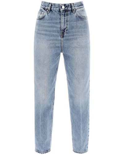 Totême Organic Denim Tapered Jeans - Blue