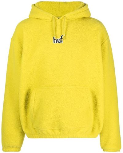 Huf Griffith Fleece Hoodie - Yellow