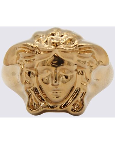 Versace Gold-tone Brass Ring - Metallic