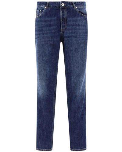 Brunello Cucinelli "Traditional Fit" Jeans - Blue