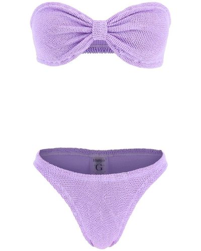 Hunza G 'Jean' Bikini Set - Purple