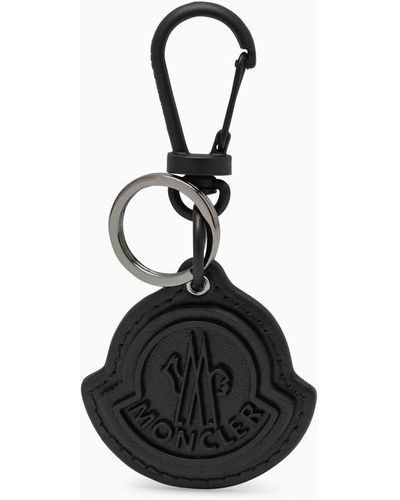 Moncler Keyring With Logo - Black