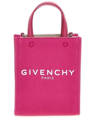Givenchy 'g-tote Mini' Shoulder Bag - Pink