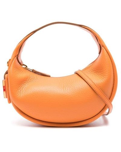 Hogan H-bag Leather Crossbody Bag - Orange