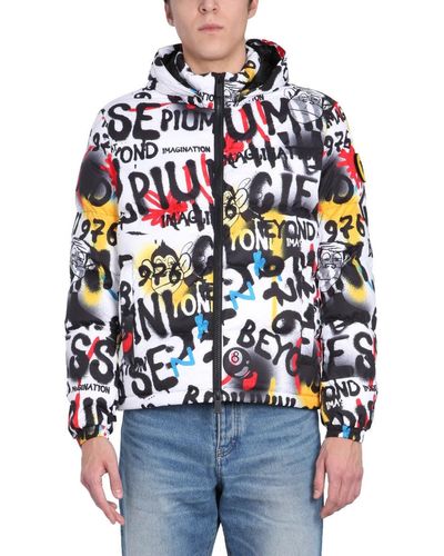 Ciesse Piumini Ciesse X J-ax"street Art" Hooded Down Jacket - Blue