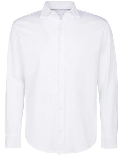 Eleventy Shirts White