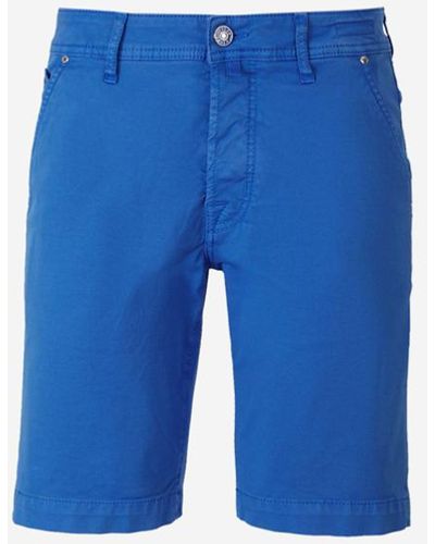 Jacob Cohen Lou Cotton Bermuda Shorts - Blue