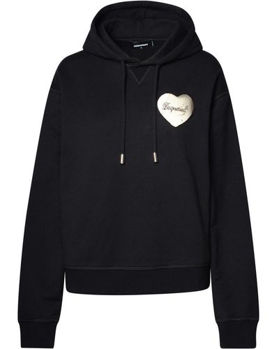 DSquared² Cotton Sweatshirt - Black