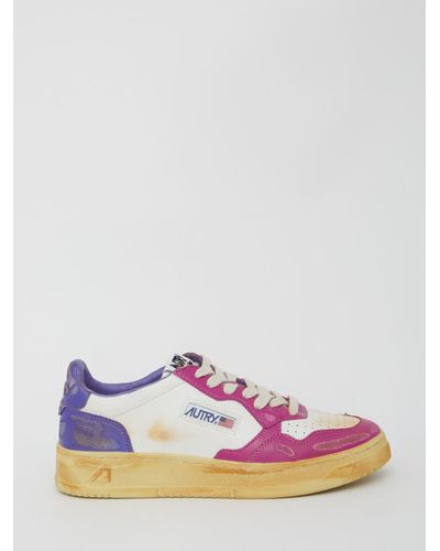 Autry Medalist Super Vintage Sneakers - Purple