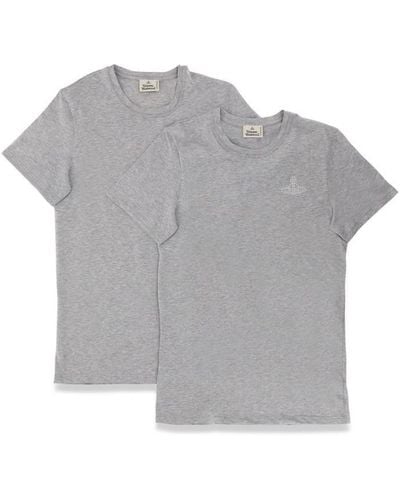 Vivienne Westwood Pack Of Two T-Shirts - Grey