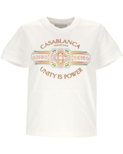 Casablancabrand T-Shirt With Print - White