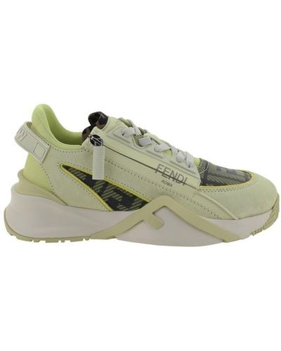 Fendi Flow Runner Sneakers - Green
