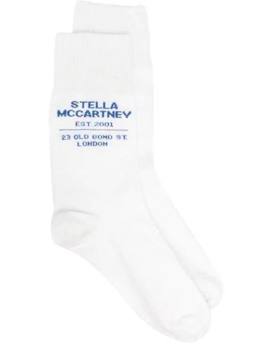 Stella McCartney Side Logo Socks - Blue