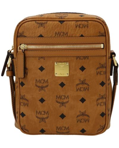 MCM Men's Messenger Bags, Luxury Leather Messenger Bags