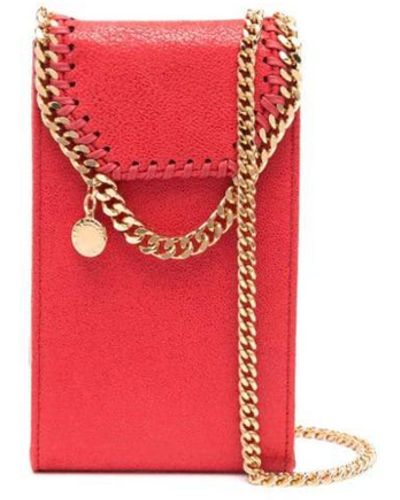 Stella McCartney Falabella Phone Pouch Cross Body Bag - Red