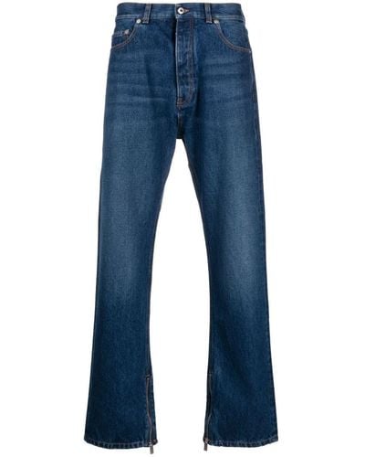 Off-White c/o Virgil Abloh High-waist Straight-leg Jeans - Blue