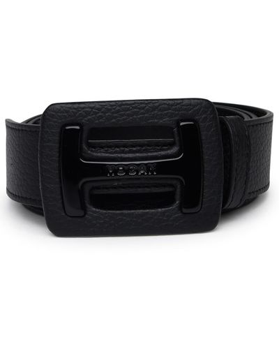 Hogan Leather Belt - Black