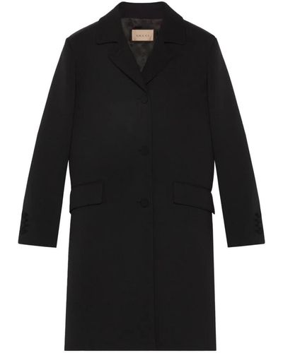 Gucci Coat Clothing - Black
