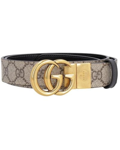 Gucci Gg Marmont Reversible Belt - Multicolor