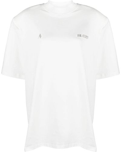 The Attico Kilie Cotton Jersey T-Shirt - White