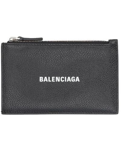 Balenciaga Cash Long Coin And Card Holder - Black
