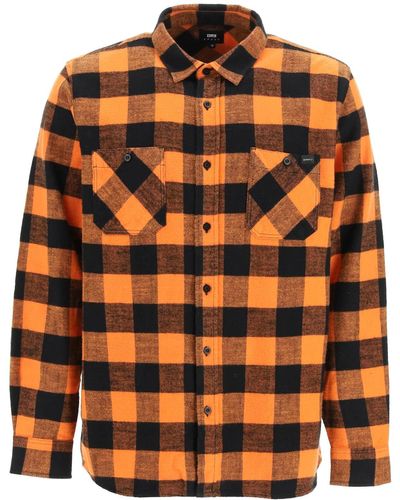 Edwin Tartan Flannel Shirt - Orange