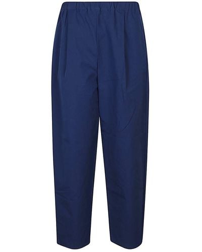 Apuntob Regular Fit Cotton Pants - Blue