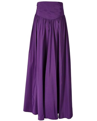 Aniye By Dina Violet Long Skirt - Purple