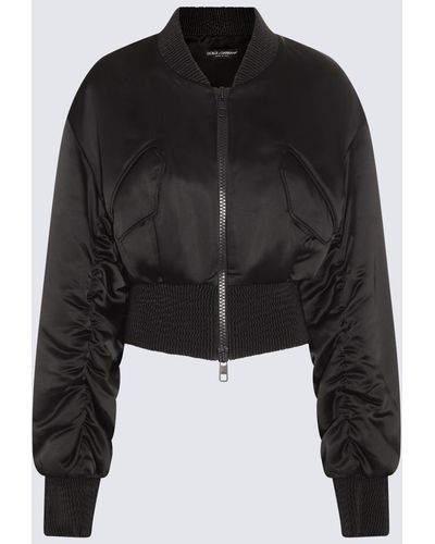Dolce & Gabbana Black Casual Jacket