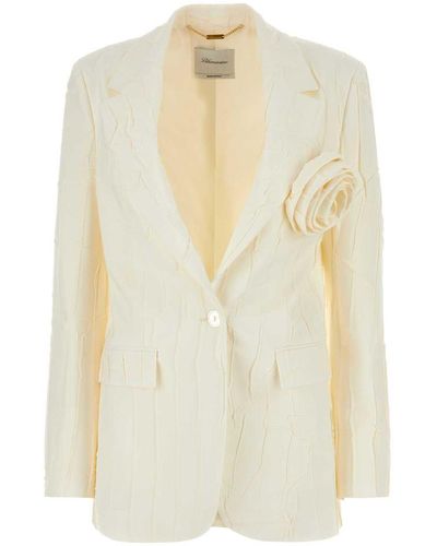 Blumarine Jackets And Vests - White