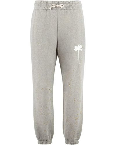 Palm Angels Printed Joggers - Grey