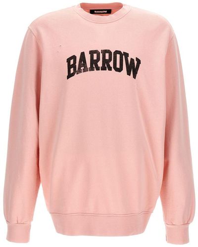 Barrow Logo Print Sweatshirt - Pink