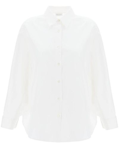 Dries Van Noten Casio Oversized Shirt - White