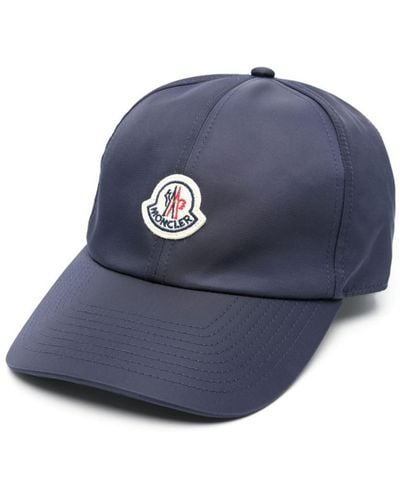 Moncler Appliqué-logo Baseball Cap - Blue