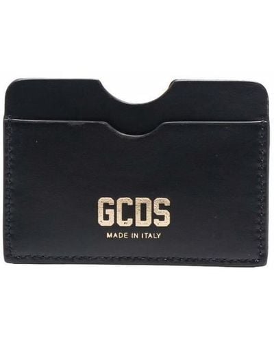 Gcds Card Holder With Embossed Logo - Black
