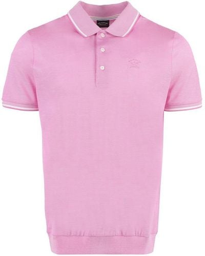 Paul & Shark Cotton-piqué Polo Shirt - Pink