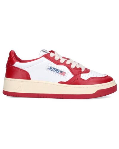 Autry Low Trainers "medalist" - Red