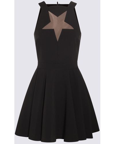 Versace Stretch Star Mini Dress - Black