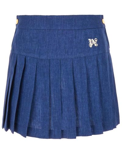 Palm Angels Skirts - Blue