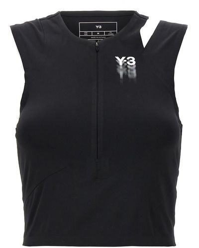 Y-3 Running Tops - Black