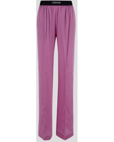 Tom Ford Silk Pants - Pink